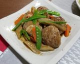 和風煮込みハンバーグ作り方5写真