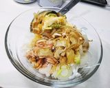 ツナ缶とネギの簡単つまみ作り方1写真
