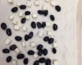黒豆とクリームチーズのパン作り方3写真