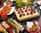 ホーロートレイでクリスマスケーキ作り方15写真