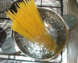 ツナ缶キャベツパスタ♪簡単トマト缶で作り方4写真