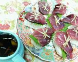 つまみに♪✿新鮮かつおの❀握り寿司✿作り方7写真