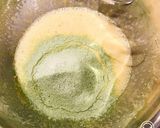 抹茶のシフォンケーキ♡あずきホイップのせ作り方7写真