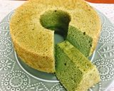 抹茶のシフォンケーキ♡あずきホイップのせ作り方14写真