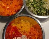 野菜たっぷりクリームチーズテリーヌ作り方1写真