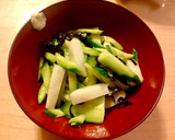 胡瓜とかまぼこの山葵和え 塩昆布の旨味作り方3写真
