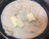 濃厚クリーミー♡豆乳たらこクリームうどん作り方4写真