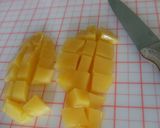 お手軽♪マンゴームース作り方2写真
