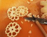 簡単過ぎる蓮根飾り切り作り方2写真