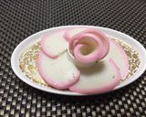 簡単ペットボトル蓋で作る薔薇かまぼこ飾り作り方9写真