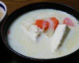 豆乳に豆腐を入れて、スープ!作り方6写真