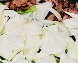 キャベツ&ベーコンのソース焼きそば作り方2写真