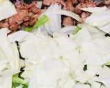 キャベツ＆ベーコン●納豆ソース焼きそば作り方2写真
