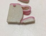 縁起良い立ちうさぎかまぼこ飾り切り作り方9写真