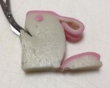 縁起良い立ちうさぎかまぼこ飾り切り作り方12写真