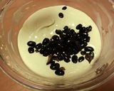 簡単★黒豆と抹茶のアイスチーズケーキ作り方4写真