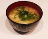 白カブと油揚げの味噌汁作り方33写真
