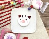 チョコマシュマロの亥年デコ作り方6写真