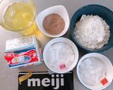 ＊卵白消費 ふわもちチョコロールケーキ＊作り方1写真