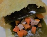 端っこ野菜たち、チーズ味お揚げ焼き作り方3写真