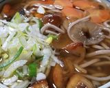 開きナメコとヌメリスギタケの年越し蕎麦作り方10写真
