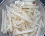 蓮根と鶏肉入りキンピラゴボウの炊きおこわ作り方1写真