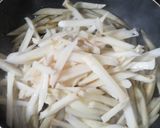 蓮根と鶏肉入りキンピラゴボウの炊きおこわ作り方6写真