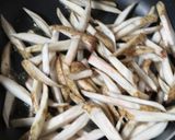 蓮根と鶏肉入りキンピラゴボウの炊きおこわ作り方5写真
