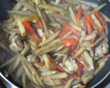 蓮根と鶏肉入りキンピラゴボウの炊きおこわ作り方10写真