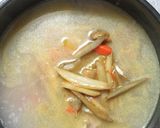 蓮根と鶏肉入りキンピラゴボウの炊きおこわ作り方13写真