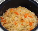 人参しりしり炊き込みご飯作り方4写真