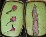 和スイーツ♪桜と抹茶のしっとり春色ケーキ作り方11写真