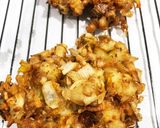 余ったイカ刺し フライパンでかき揚げ！作り方4写真