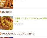 お手軽！！ トマトとウインナーの卵とじ丼作り方6写真