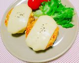 ヘルシー♪鶏挽肉お豆腐のチーズハンバーグ作り方16写真