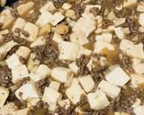 納豆麻婆豆腐丼作り方3写真