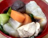 関東風お雑煮 (鰹だし&醤油ベース)作り方9写真