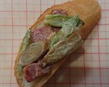 ごぼうアスパラベーコンチーズパン作り方6写真