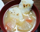 餅無し、お焦げでお雑煮風作り方6写真