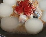 韓国風鯖と大根の煮付け作り方3写真