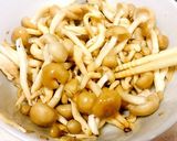 【簡単】レンジで生姜香るしめじの和え物♡作り方4写真