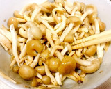 【簡単】レンジで生姜香るしめじの和え物♡作り方4写真