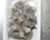 エビと糸みつばのシンプル中華風焼きそば作り方1写真