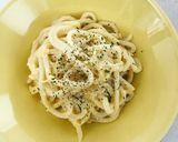 カルボナーラうどん。作り方13写真