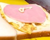 ハムとチーズと卵のホットサンド作り方2写真