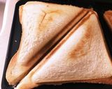 ハムとチーズと卵のホットサンド作り方4写真