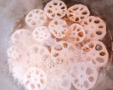 薄口醤油で♪レンコンの煮物作り方2写真