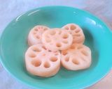 薄口醤油で♪レンコンの煮物作り方5写真