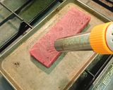 サイコロマグロ炙り作り方1写真
