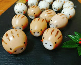 簡単可愛い♪うずら卵deいのしし/うり坊作り方2写真